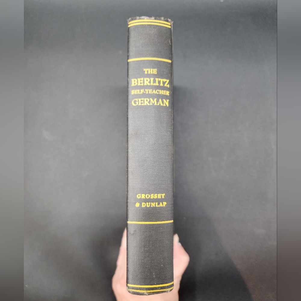 1950s German Language Self-Teacher Book and Vocabulary Cards - Picture 3 of 10